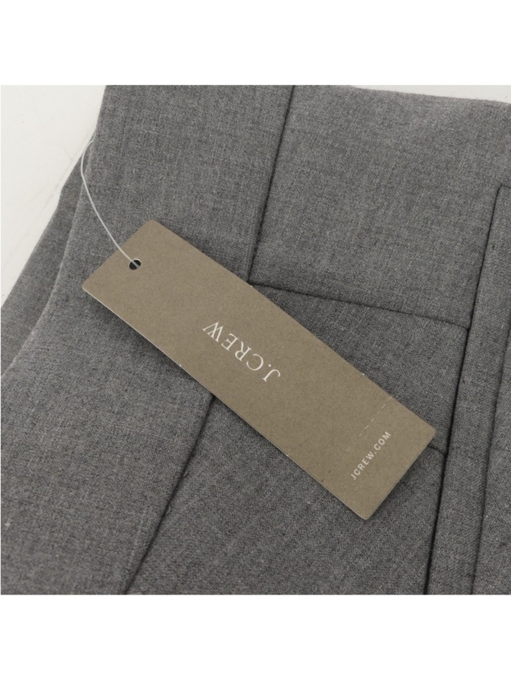NWT J Crew 365 Pants Womens 4T Gray Edie Straight Leg Dress Work Trousers Office